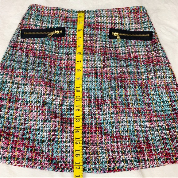 Loft Womens Multicolor Tweed Skirt, Size 2 Petite - Picture 8 of 8